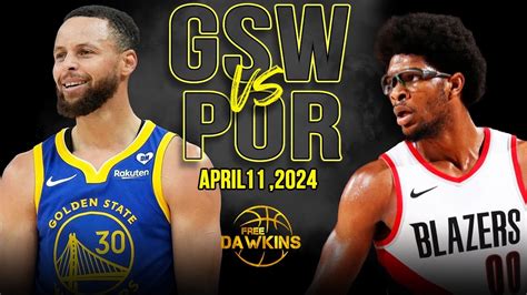 gsw vs blazers